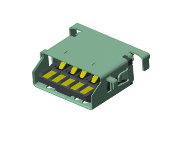 USB 3.0 AF 反向沉板 腳長(zhǎng)1.36-1.86-2.20-2.56-平口-斜口
